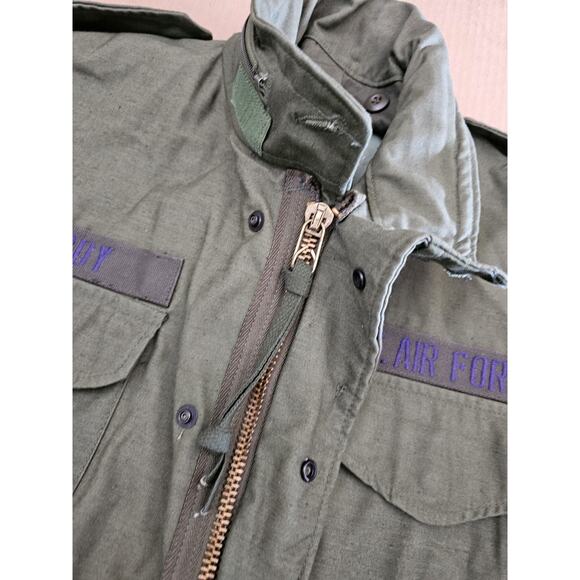 Vintage Field Jacket Size Small Regular Cold Weather US Army OG-107 60s 70s - Picture 13 of 16